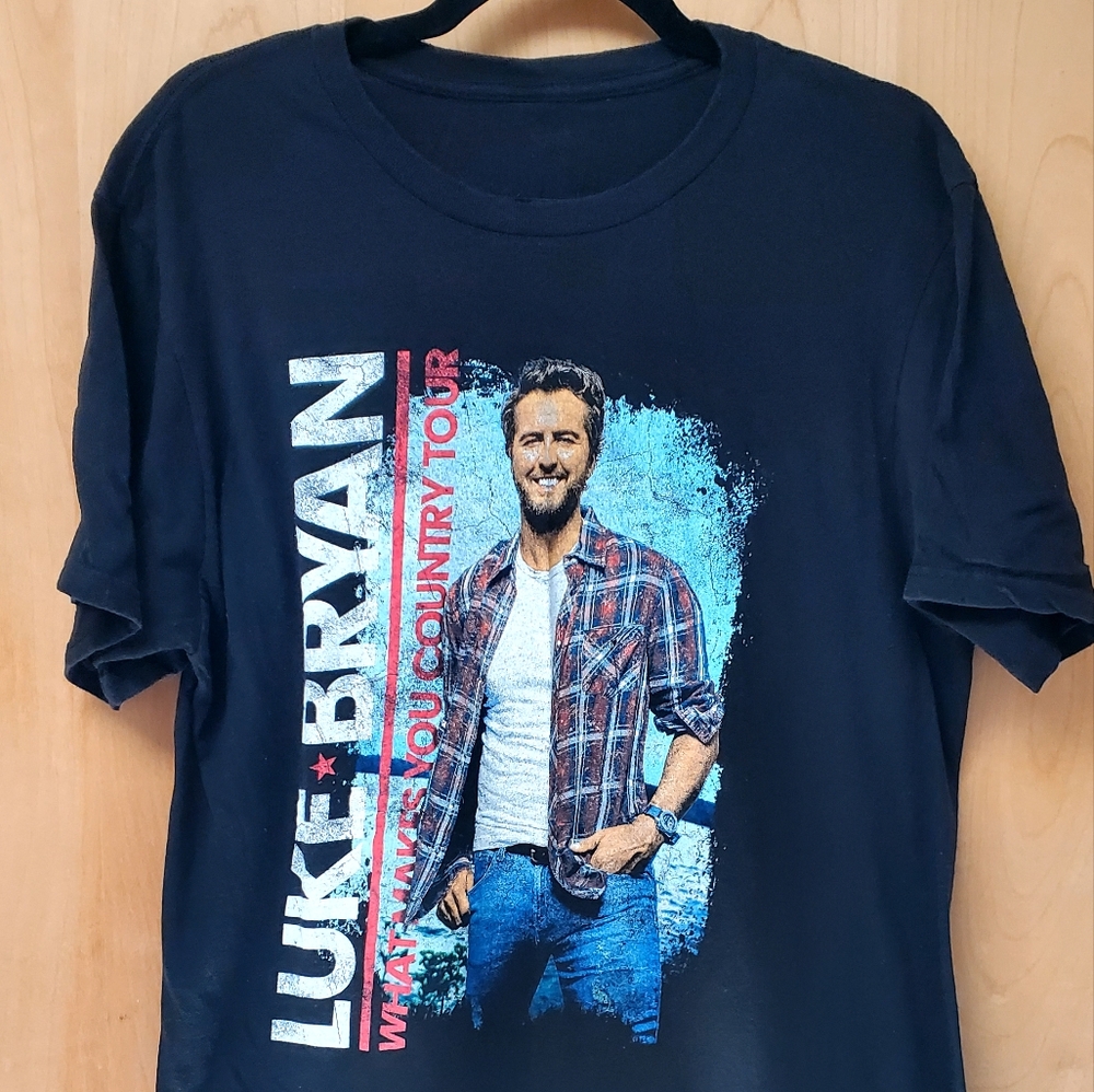 🟦 Luke Bryan 2018 What Makes You Country Tour Tee